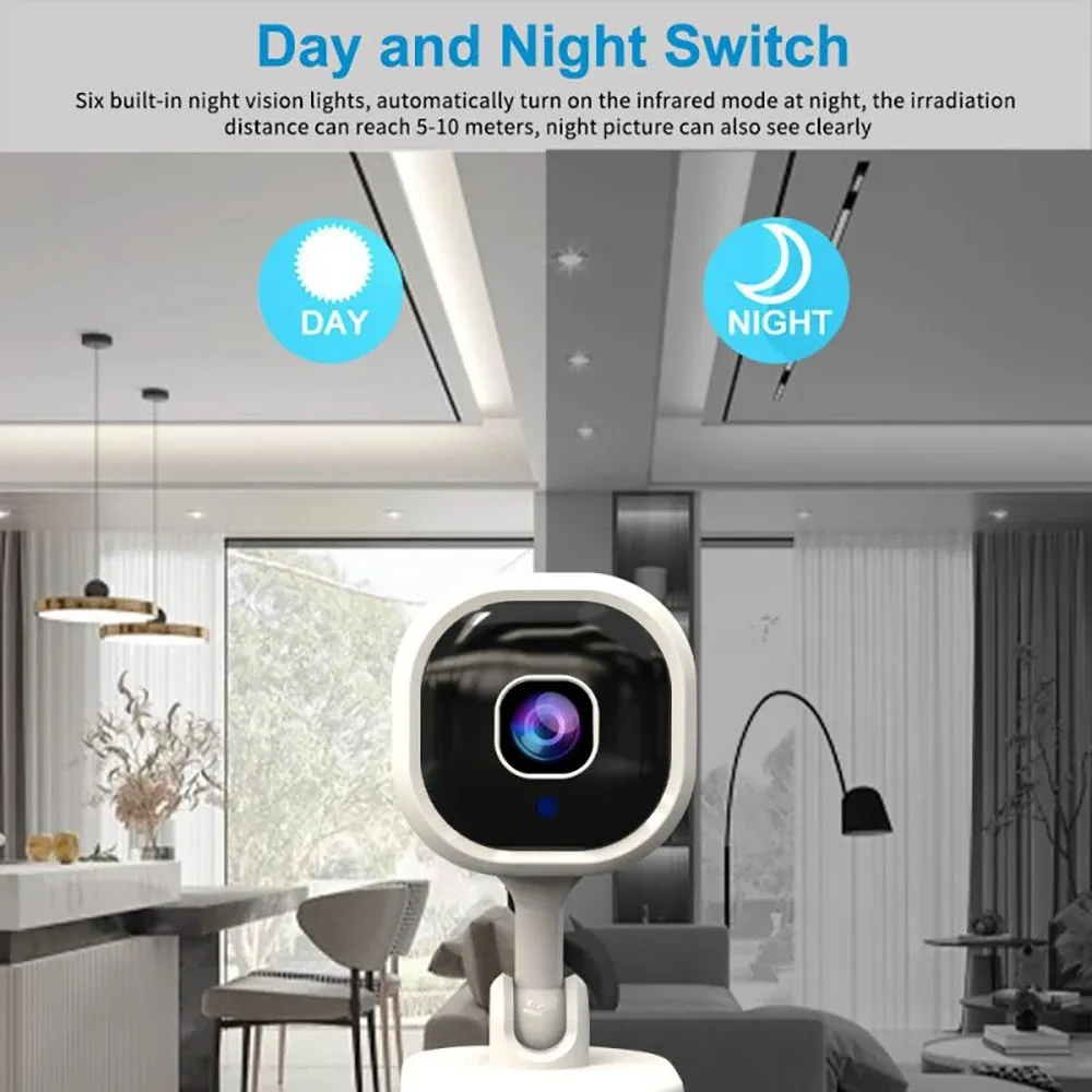 A3 Home Security Camera Wifi IP Camera 1080P Surveillance Camera Night Vision Audio Cam CCTV Auto Tracking Security Baby Monitor