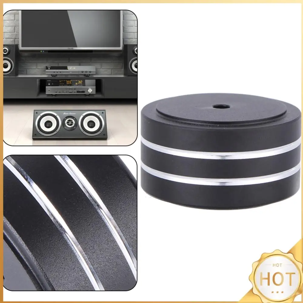 

4PCS Speaker Isolation Stand Feet Pad Aluminum Alloy Audio Isolators Amplifier Shock Absorber Non-Slip for Speakers CD Amplifier