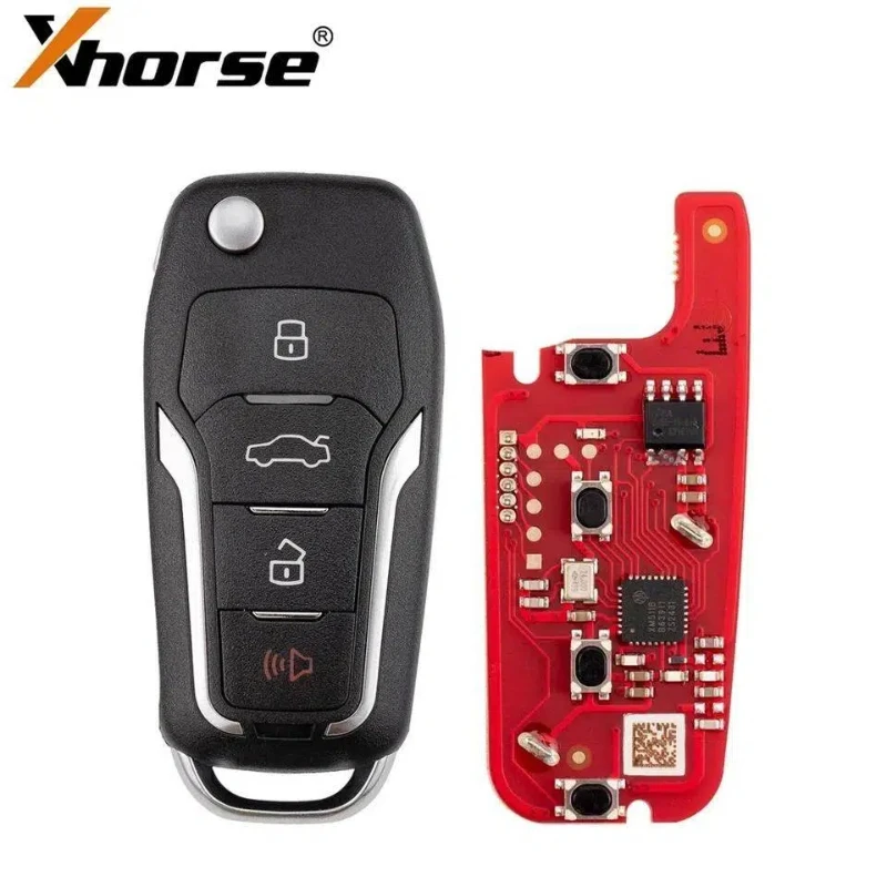 New Xhorse XKFO21EN VVDI Universal Remote Key 2nd Generation for Ford Type 3+1 Buttons Wireless Programming Old XKFO01EN