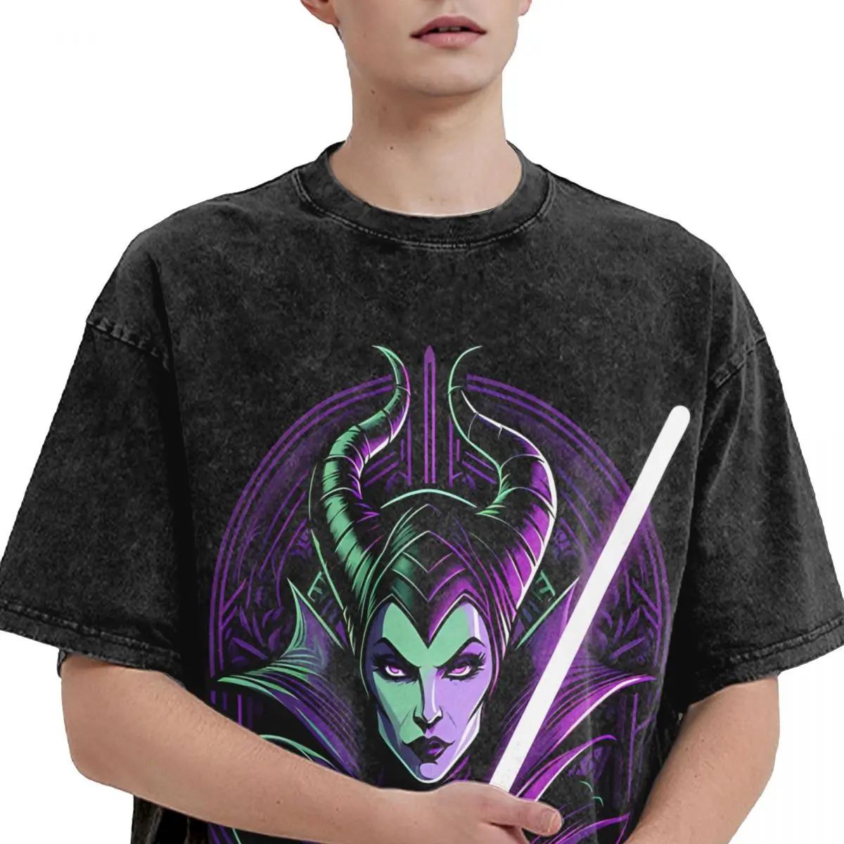 Camiseta de Sith Mistress para hombre, camisa de maléfica, mistress of evil, 100% algodón, manga corta, cuello redondo, novedad, Verano