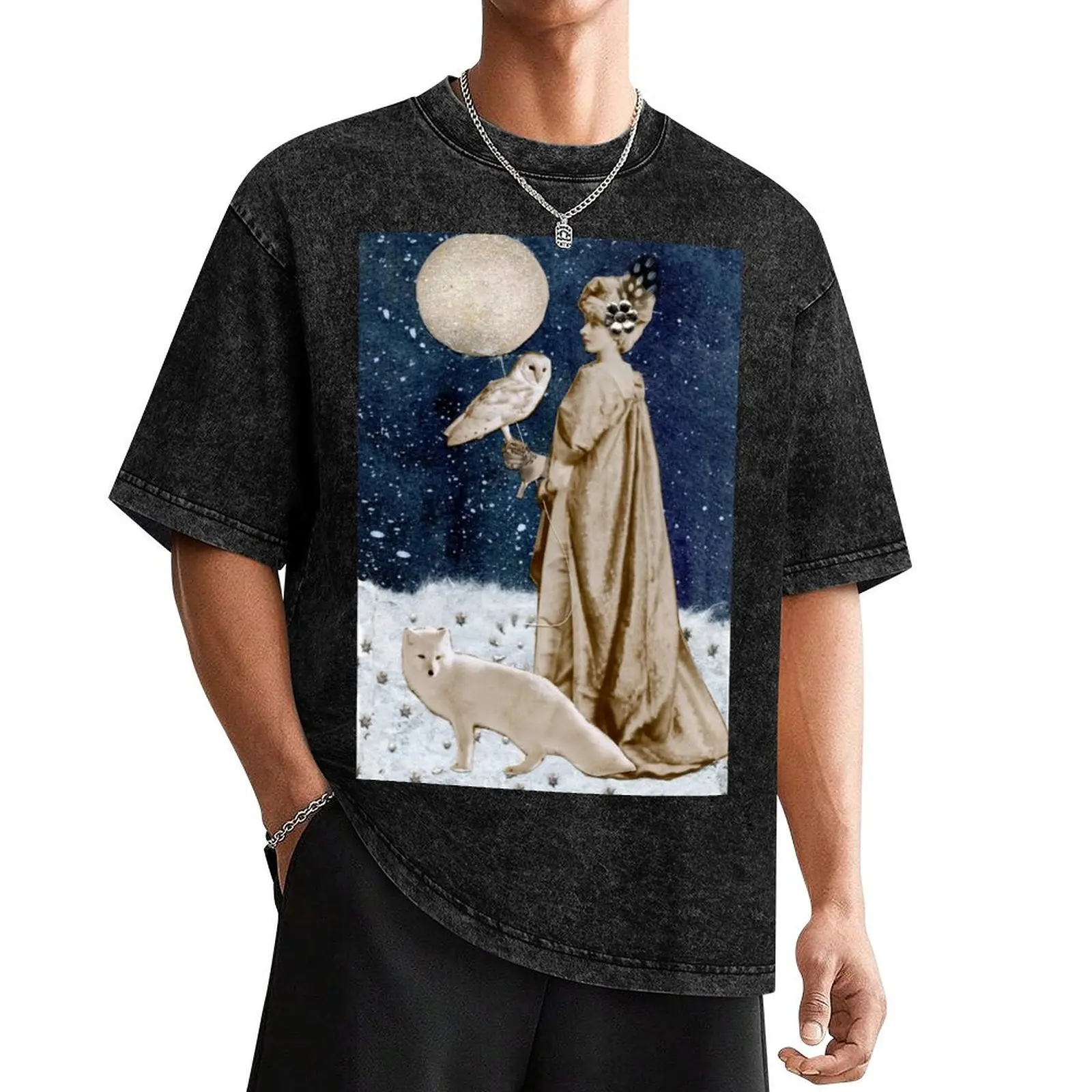 

Wild Moon Goddess T-Shirt kawaii clothes new edition anime clothes oversized t shirt men