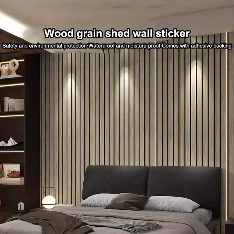 【BA】Simulated Grille Peel And Stick Wallpaper 3D Effect Waterproof Moisture-Proof Texture For Living Room Bedroom Wall Decor