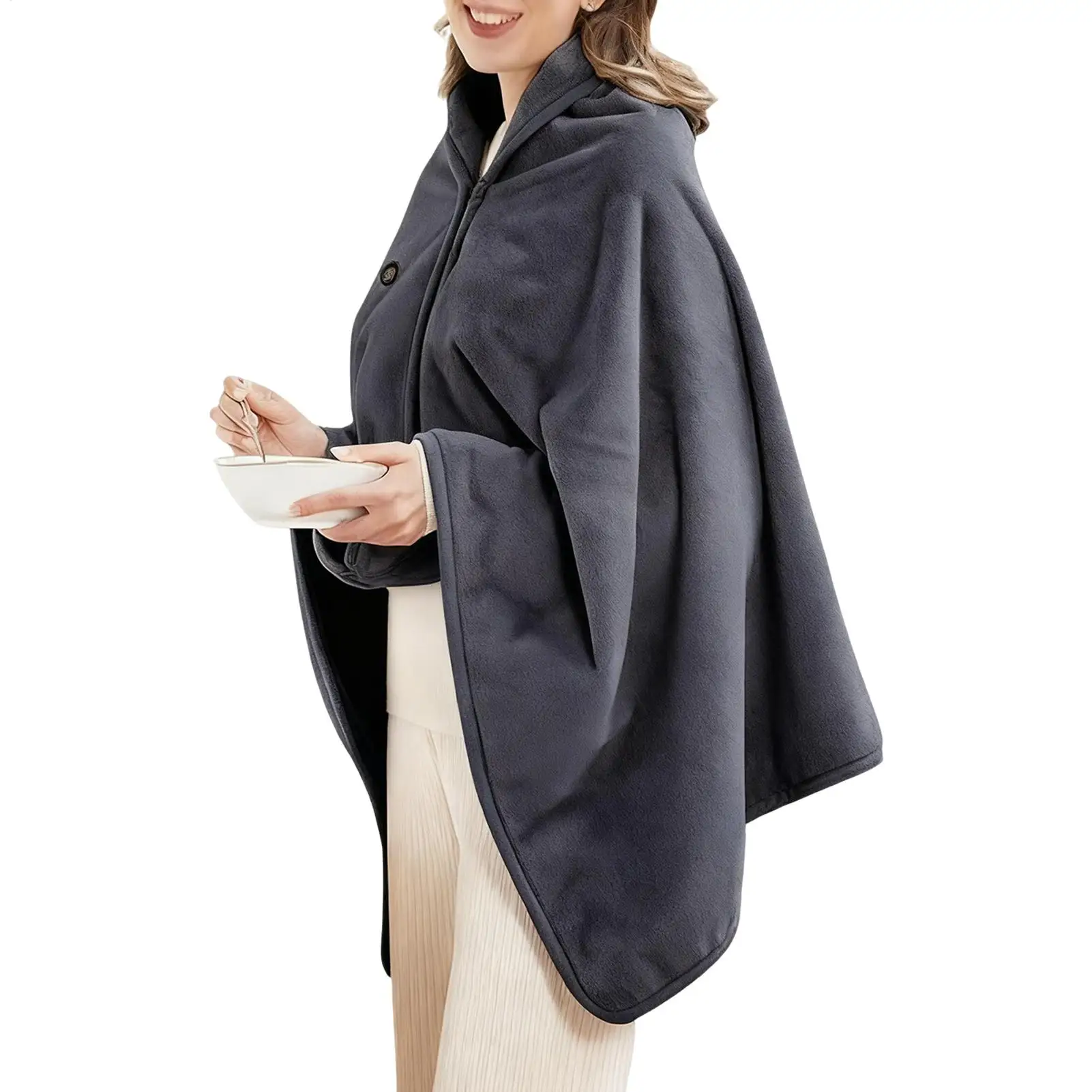 

Heated Shawl Electric Adjustable USB Rechargeable Warmer Portable Electric Blanket For Room Offices School Travel Camp Picnic