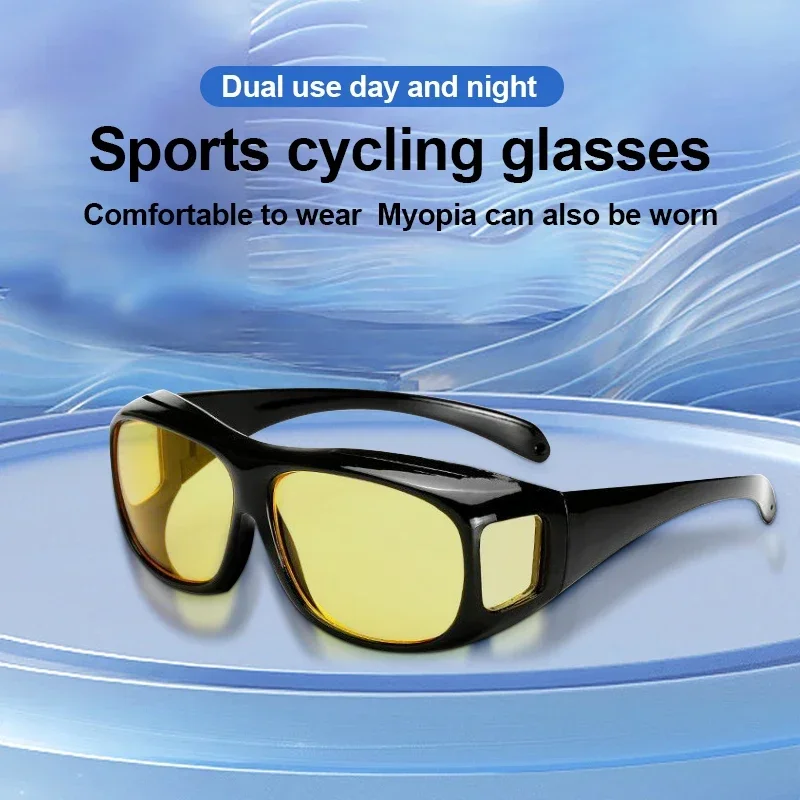 2023 Night Vision Sunglasses Car Night Driving Glasses Driver Goggles Unisex Sun Glasses UV Protection Sunglasses Eyewear gift