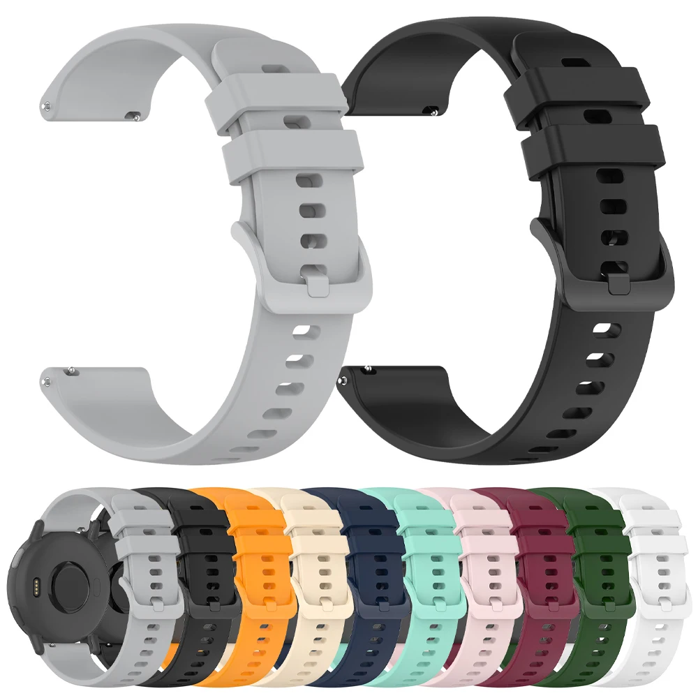 20mm 22mm Silicone Watch Band for HUAWEI GT4 46mm GT3 2 Pro 42mm Strap For Garmin Venu 3 2 Plus Galaxy Watch 7 Amazfit bracelets