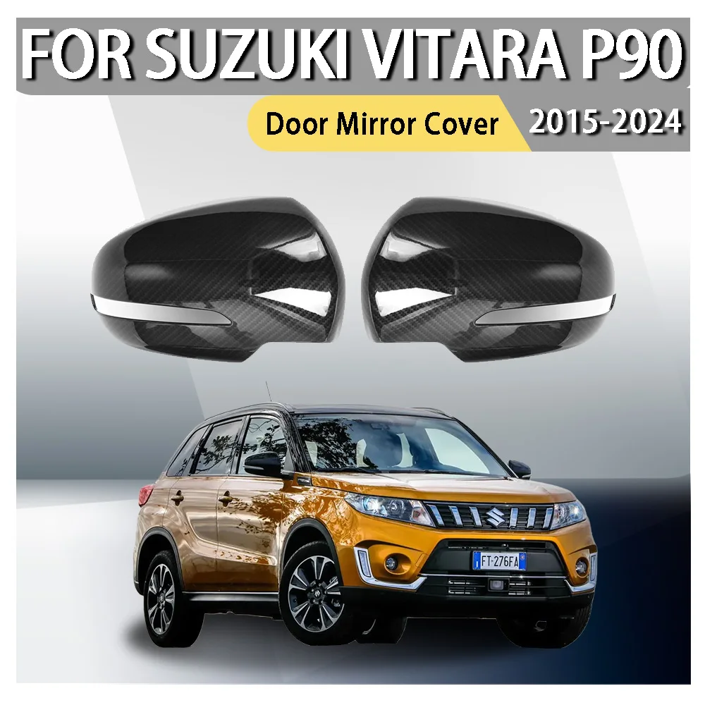 

ABS Plastic Car Decoration Door Mirror Cover For Suzuki Vitara P90 2015 2016 2017 2018 2019 2020 2021 2022 2023 2024 Car Upgrade