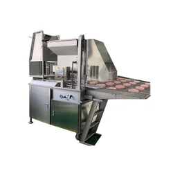 Automatic Chicken Burger Meat Patty Forming Making Processing Fully Automatic Commercial Chicken Nugget Cutting Machine