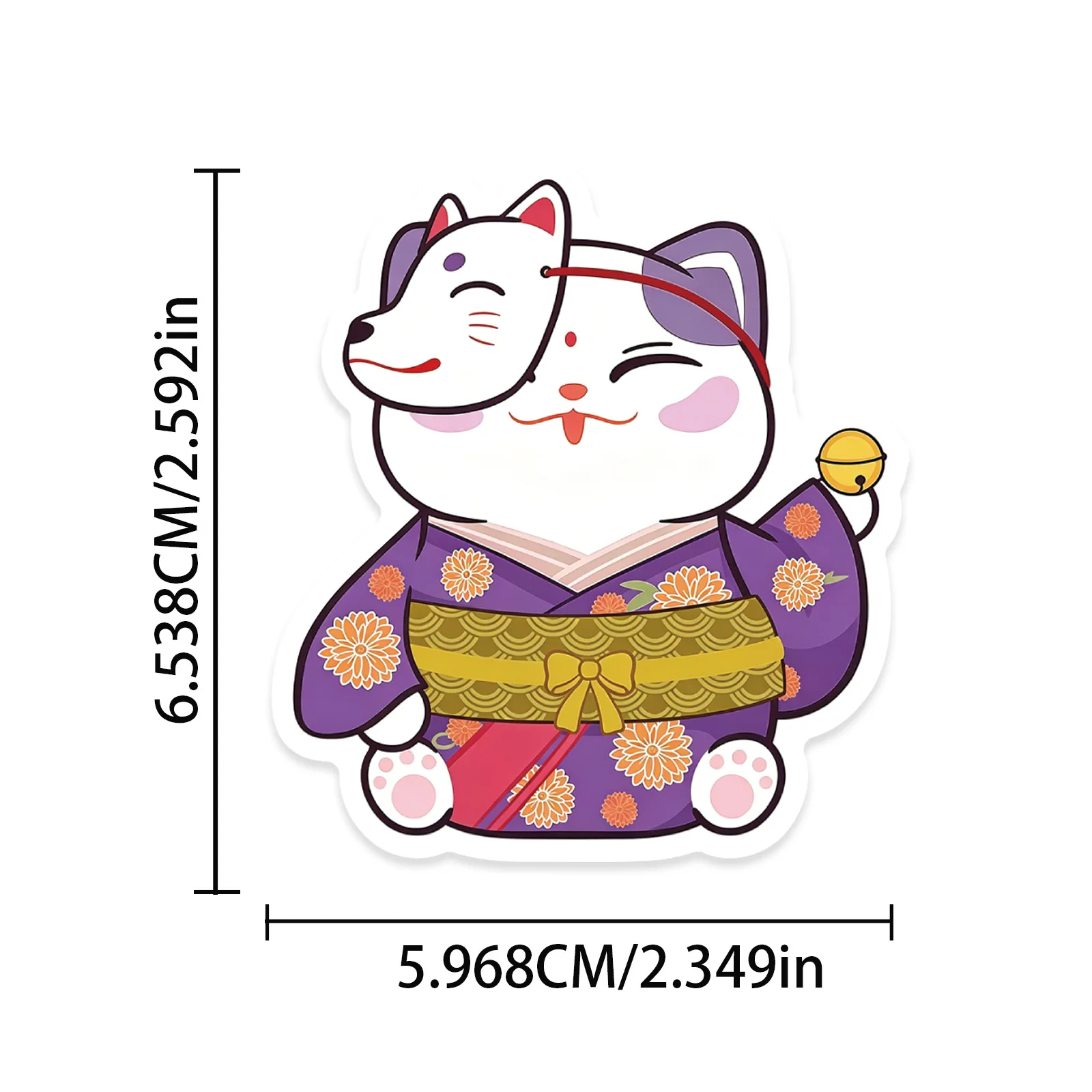 50 Pcs Traditional Japanese Culture Cartoon Graffiti Stickers Waterproof Vinyl Decals for Water Bottle Luggage Notebook Laptop G