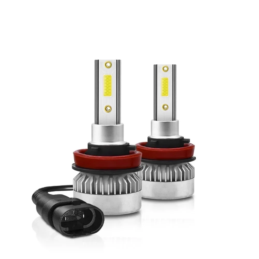 

Super Bright 6000K White 20000LM H7 LED Headlight Bulb Kit 110W 12V-24V Universal Fit Also Replaces H1 HB3/9005 HB4/9006