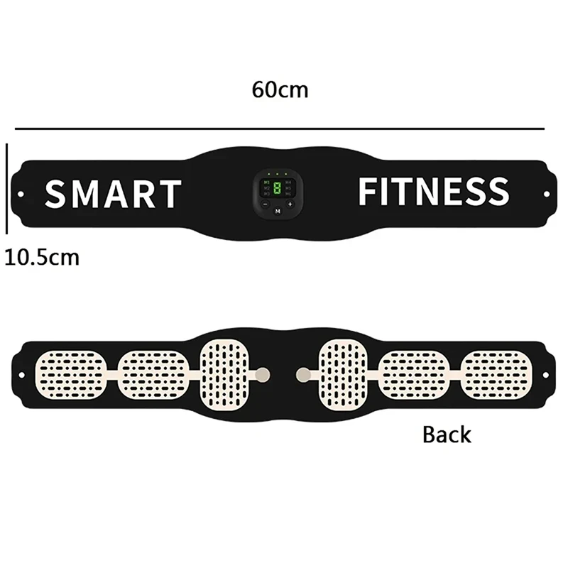 EMS Muscle Stimulator Massage ABS Abdominal Trainer Belt Slimming Massager Unisex Body Belly Weight Loss Body Shaping Fitness