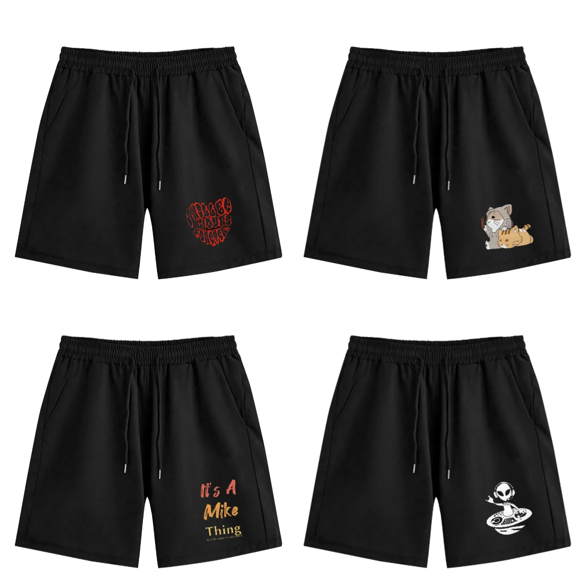 2022 Zomer Nieuwe Herenshorts Amerikaans Hout Katoen Afdrukken Partner Comfortabel Casual en Modieus Dagelijks Herenkleding