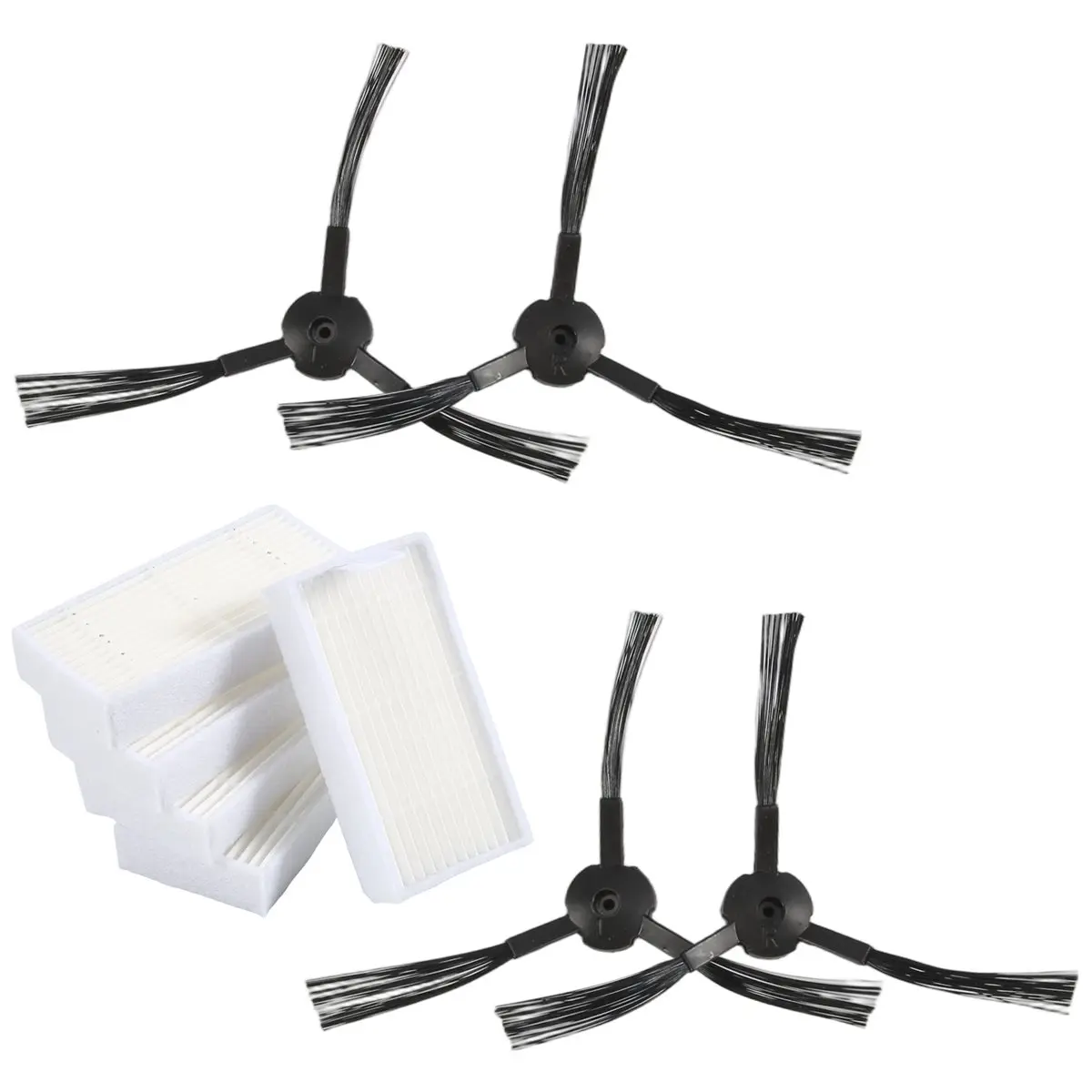 L! DT114^Sponge Hepa Filter Side Brush Robot Vacuum Cleaner Parts for V55 V50 V5 V5S V3 V3S V50 Pro X5 Accessories