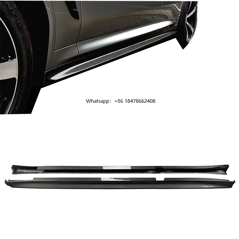 

High Quality 3D Style Carbon Fiber Side Skirtfitment for X3M F97 X4M F98 Perfect Fitment
