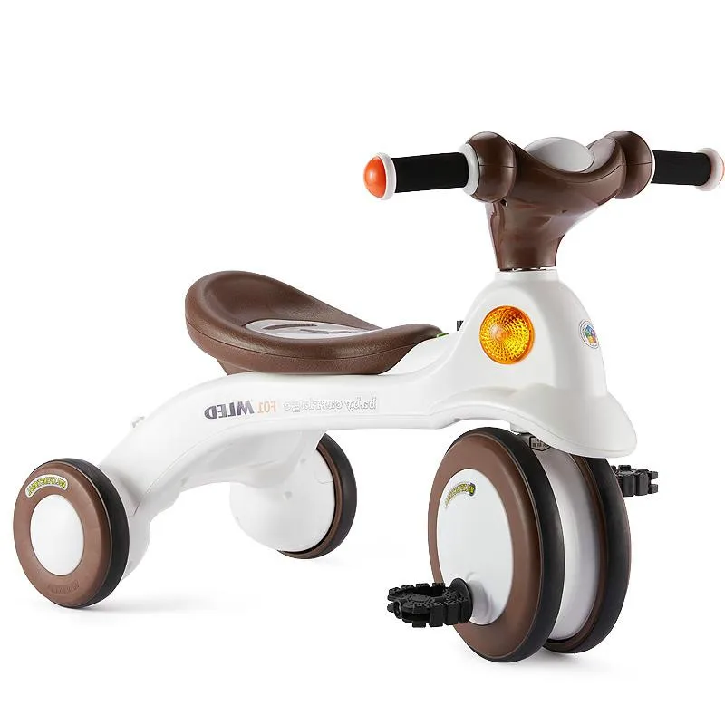 Easy to remove children's tricycles, increase front wheel trolley bicycles, anti pinch baby pedaling bicycles