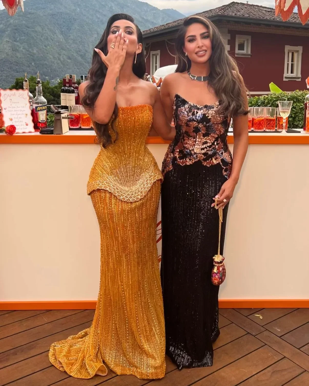 فساتين سهرة فاخرة من FATAPAESE 2026 فساتين عربية ذهبية للخطوبة وحفلات الزفاف فستان الضيوف Festasين #3