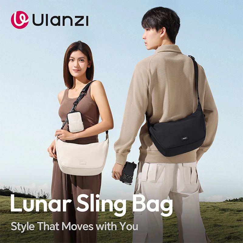 

Сумка-слинг Ulanzi HMN1 Lunar 2-в-1: для фотоаппарата и повседневного использования, с вынимаемыми разделителями, для фотографов, поездок и путешествий