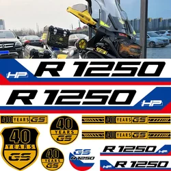 Whole SET Reflective Motorcycle Top Box Stickers Adventure Faring Shock Helmet Moto Accessories Decal For BMW R 1250 GS R1200 GS