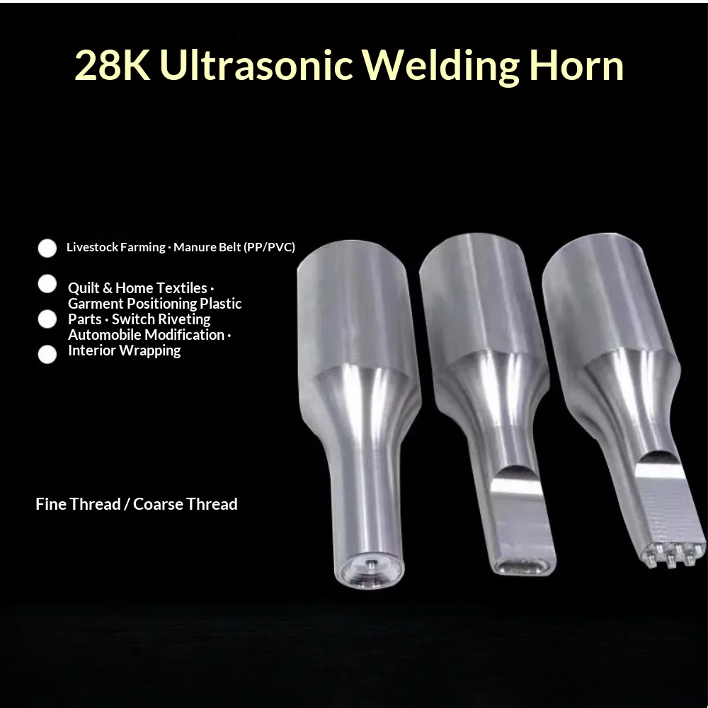 28Khz Ultrasonic Plastic Spot Welding Machine Nozzle Magnalium Ultrasonic Mold Welding Head Can Be Customized in Size