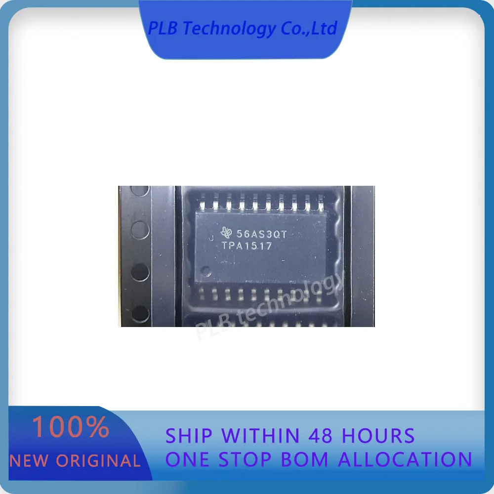 

5PCS TPA1517DWPR TPA1517 HSOIC-20 6-W stereo 9.5- to 18-V supply analog input Class-AB audio amplifier Original Stock
