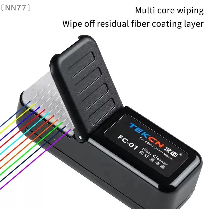 〔NN77〕FC 01 Optical Fiber Core Wiping Clip Cleaner Dust Removal Tool For FTTH Cleaning Fiber Optic Wipes〔W7〕