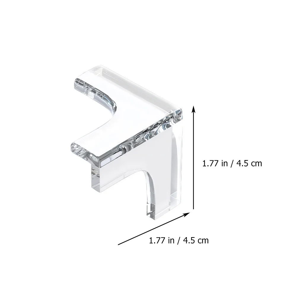 

10 шт., защитные уголки для мебели, прозрачные чехлы для краев из ПВХ, противоударные защитные чехлы для уголков стола для детей