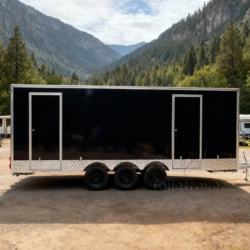 

New Design Multifunctional Trailer Container Toilet Mobile Outdoor Bathroom Portable Toilet and Shower Room