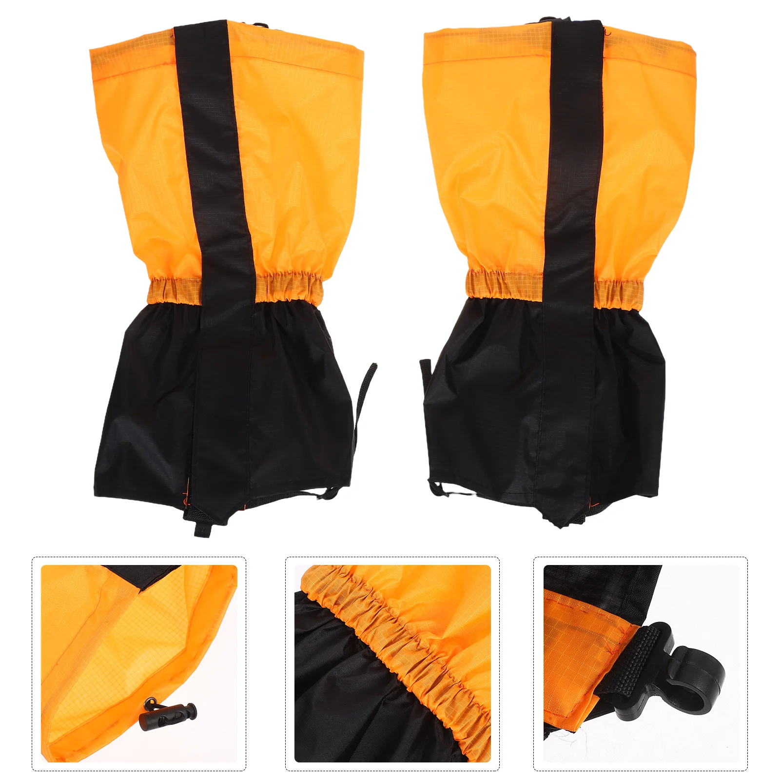 

1Pair Outdoor Leg Gaiters Snow Boot Guard Adjustable Fit Lightweight Portable for Hiking Trekking Desert Adventures