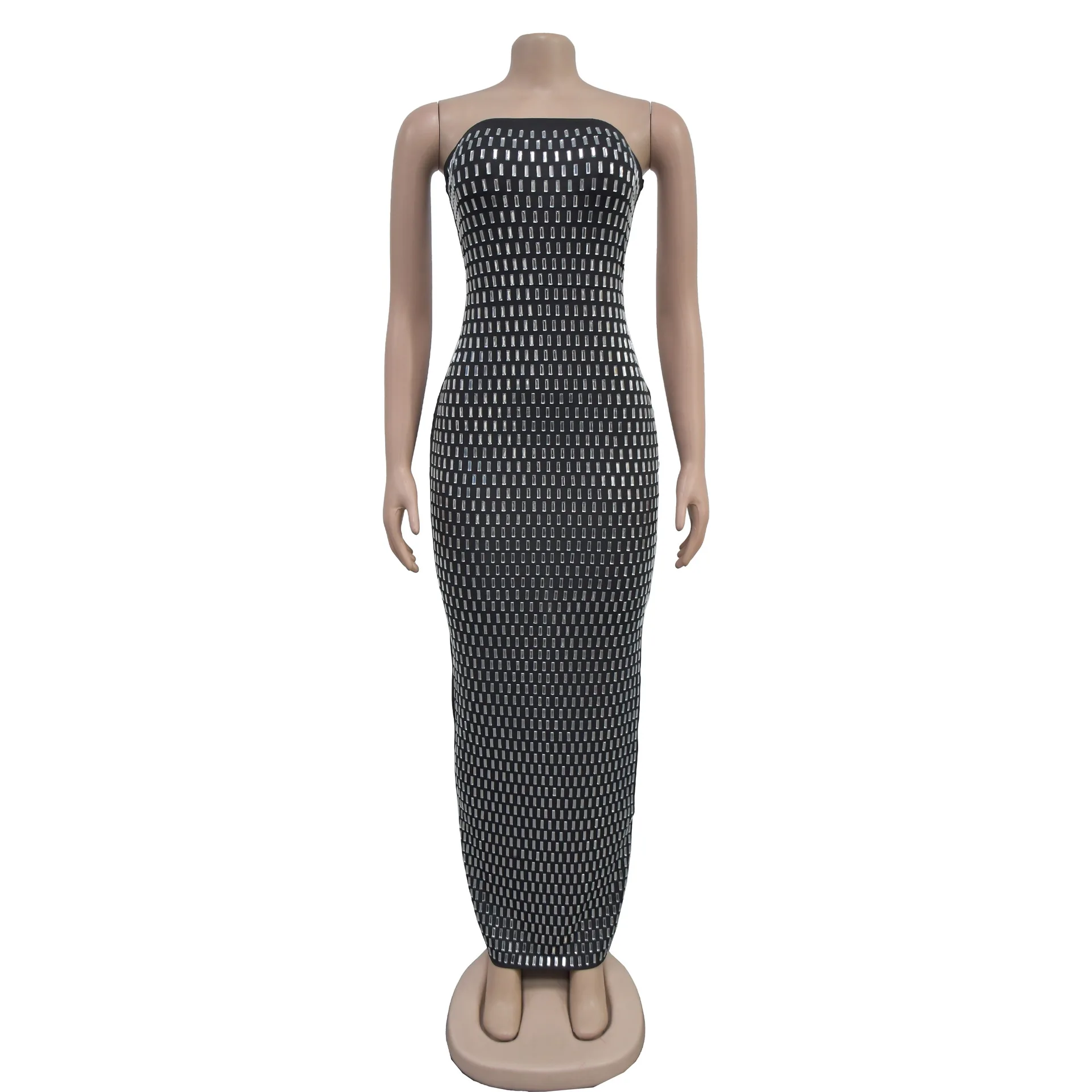 

EINY Роскошное сексуальное платье со стразами и открытыми плечами, женские платья без рукавов со стразами и высокой талией, вечерняя вечеринка, день рождения, свадьба, шик