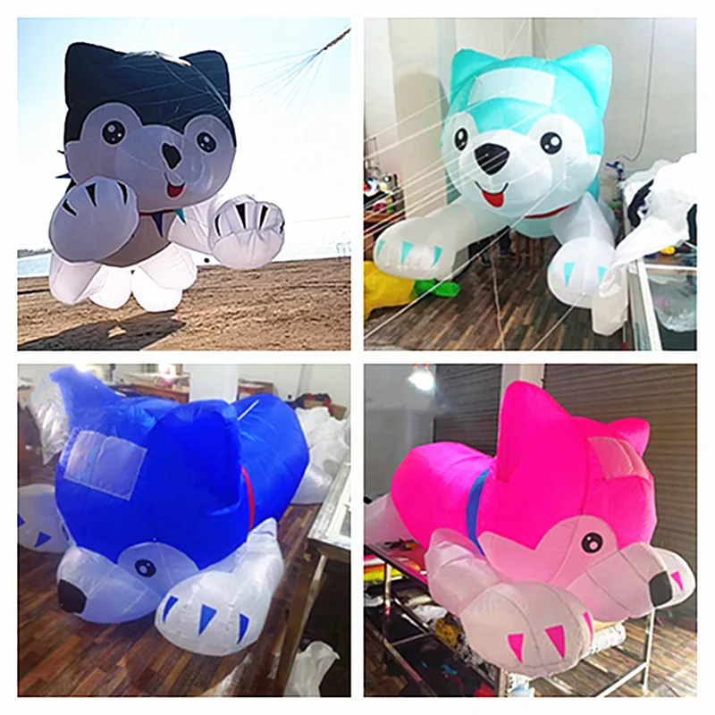 Free shipping dog kite pendant jeux exterieur enfants jardin inflatable kite cometa dragon pilot kite papalotes volantines fun