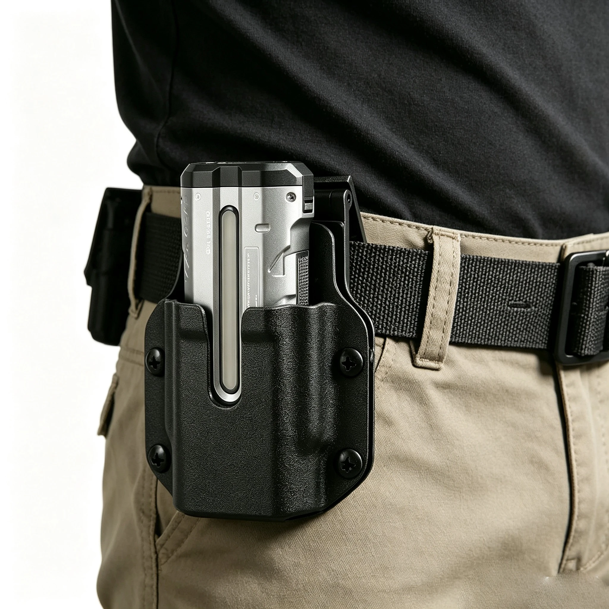 Kydex Sheath Quick Draw Holsters EDC Torch Belt Pouch for LOOP GEAR SK05 PRO(TORCH NOT INCLUDED)