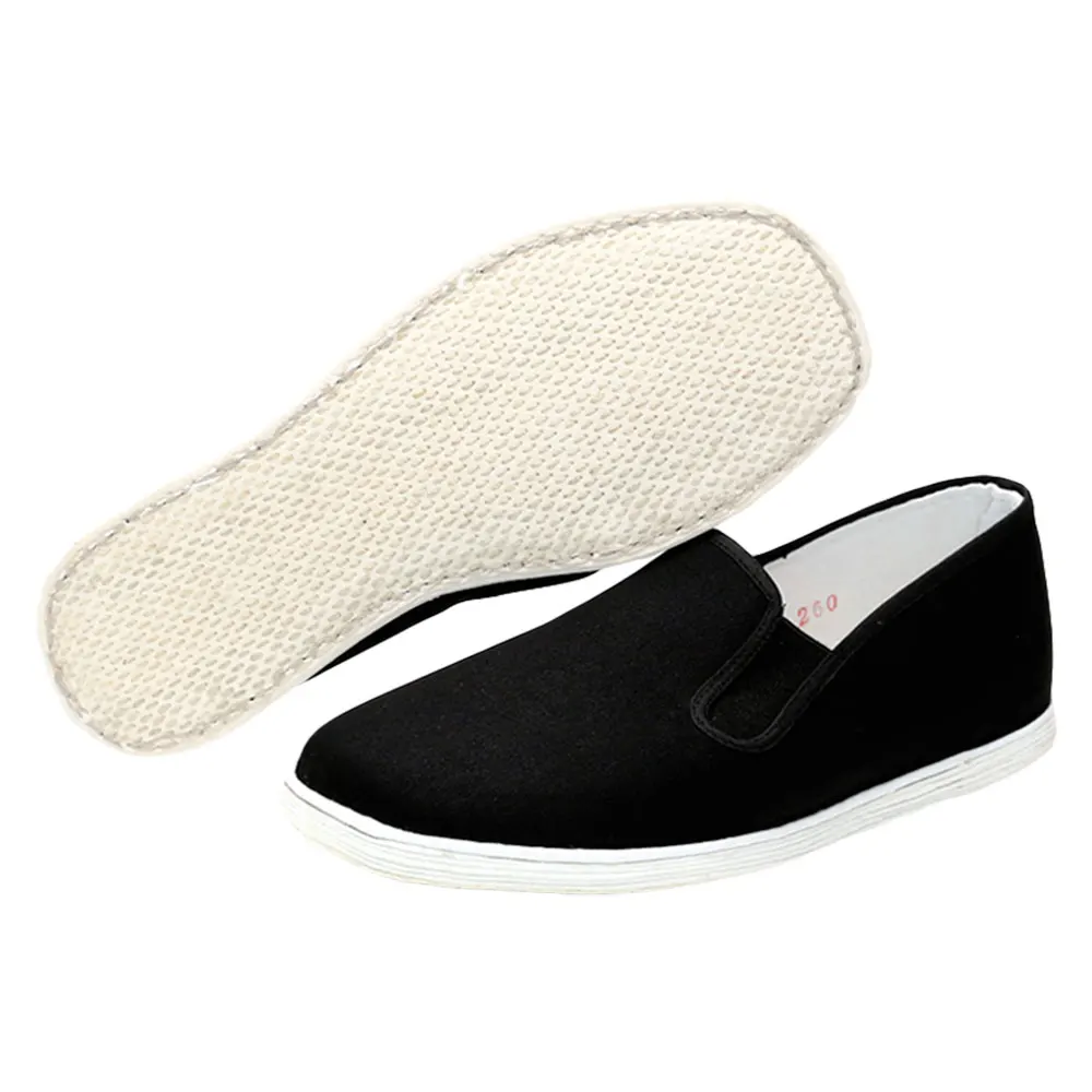 LATERONON Traditional Handmade Men Women Casual Shoes Slippers Kung Fu Tai Chi Flat Shoes Casual Slipper Sneakers - Cotton