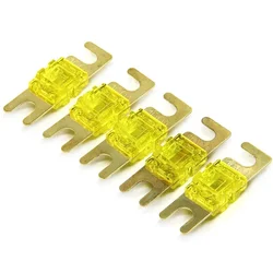 5 Pack MANL ANL Fuse 25A 30A 40A 60A 80A 100A 120A 150A 70A Mini ANL Fuses 5pcs