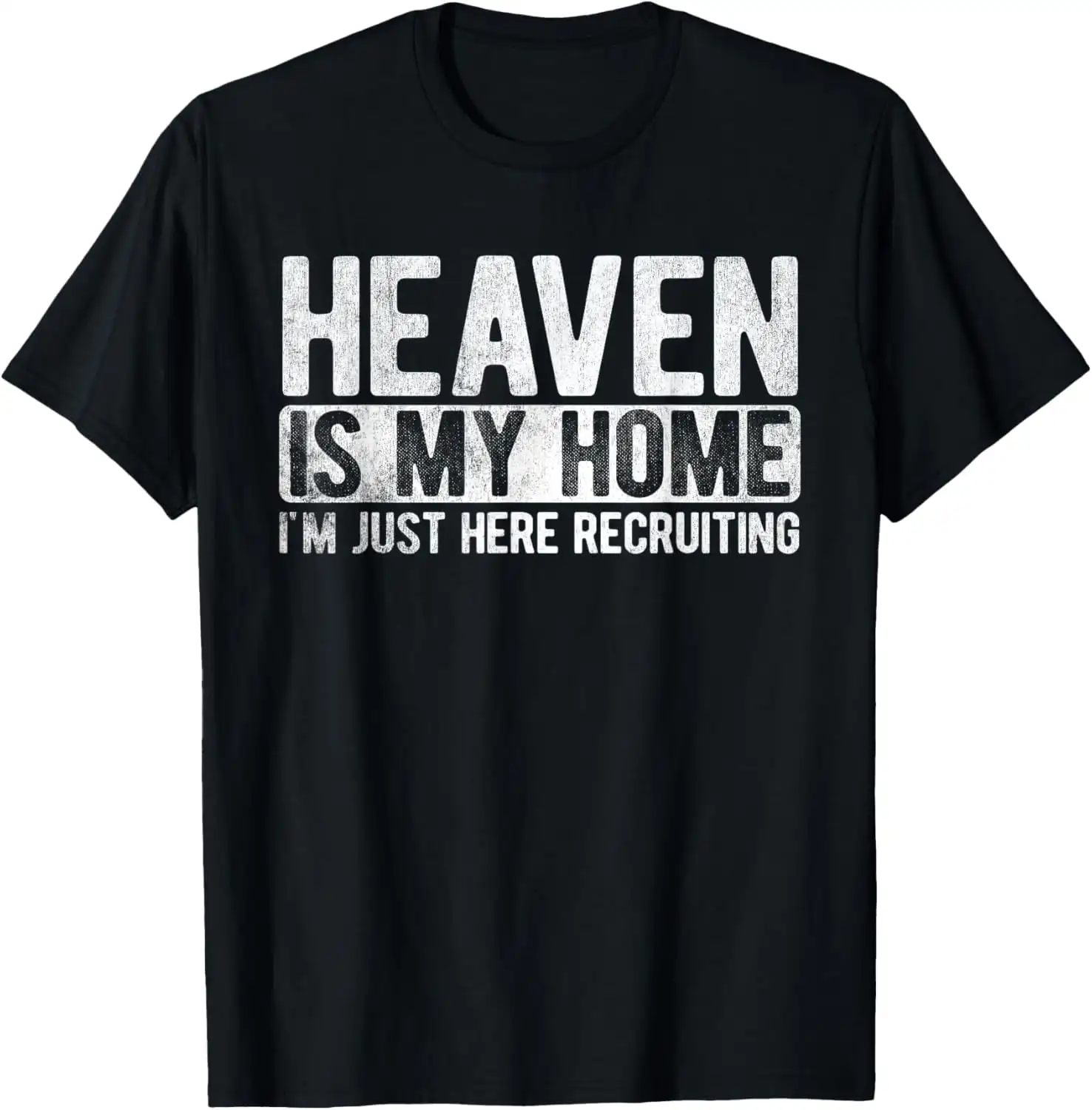 Heaven Is My Home Christian Religious Jesus Mens T-Shirt