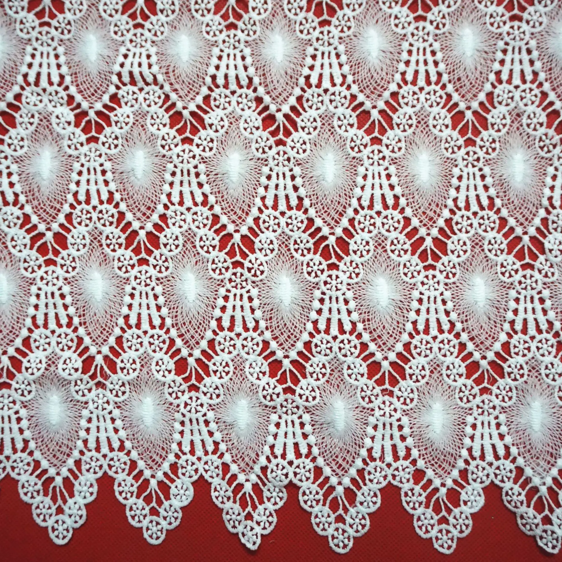 White Milk Silk Tulle Embroidery Lace Fabric Net Lace Fabric for Woman Party Dress DIY Apparel Sewing Supplies