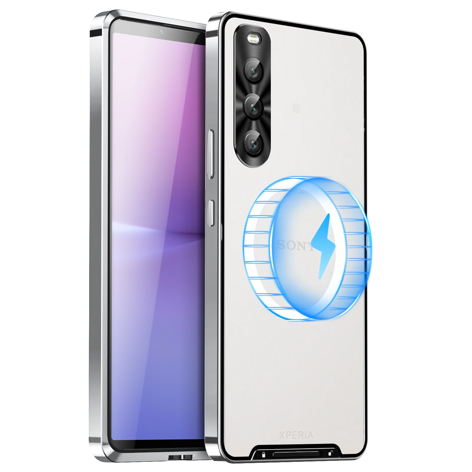 Metal Aluminium Alloy Frame Hard PC Backboard Shockproof Phone Cover For Sony Xperia 1 10 IV 1 5 V 1 VI Case