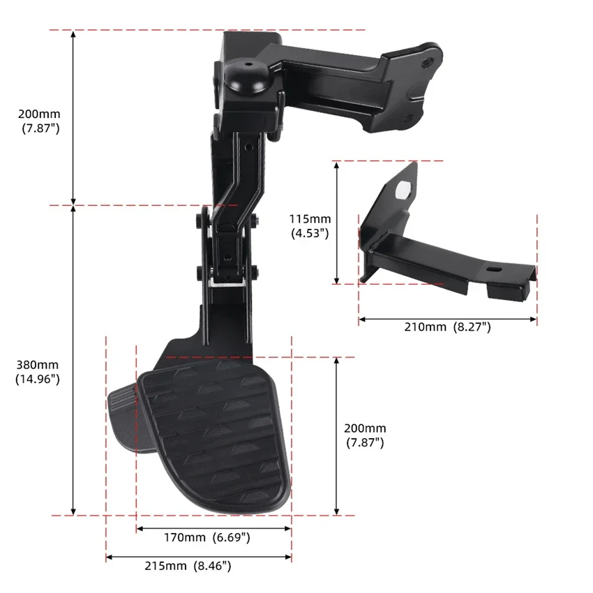 تعديل السيارة مناسب لـ 2019-2022 دودج رام 2500/3500 دواسة الباب الخلفي 82215842AE #2