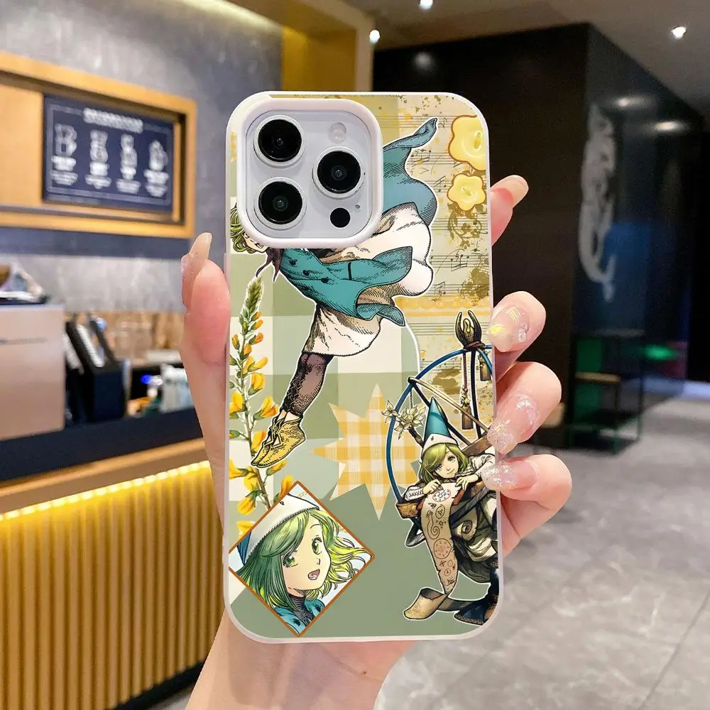 

Witch Hat Atelier Coco Phone Case for iPhone 17 16 15 14 13 12 11 Air Pro Max Plus Jelly Double layer White Cover