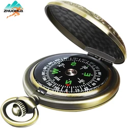 ZHUOHUA Hiking Compass for Orienteering Camping for Backpacking Hunting Navigation-Military Lightweight Compass for Map Reading
