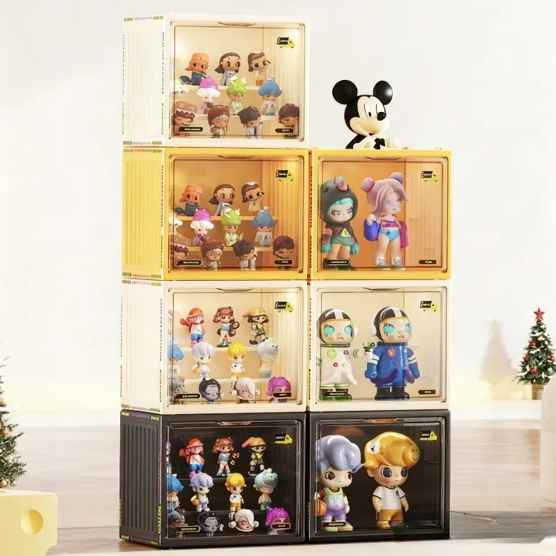 

Прозрачный магнитный пылезащитный демонстрационный бокс, шкаф для хранения и демонстрации коллекционных фигурок ручной работы