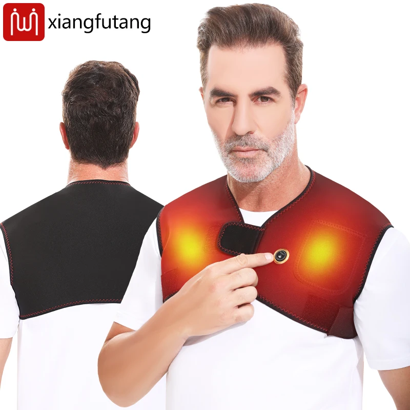 

Electric Heating Shawl 3 Temperature Settings Shouder Back Heated Pad Wrap Winter Warmer for Pain Relief