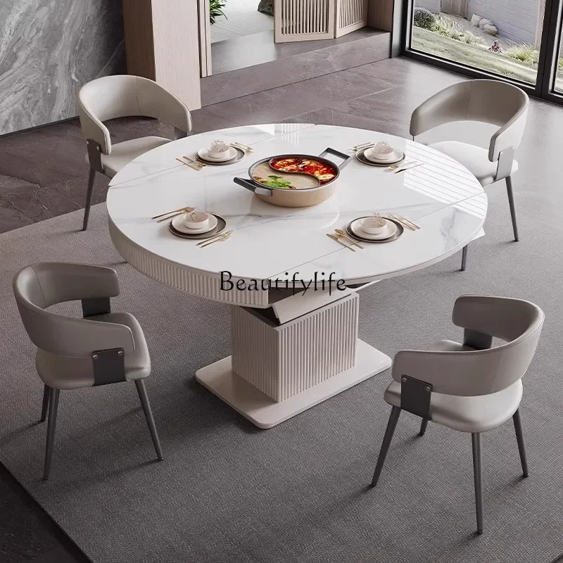 ls 42Electric lifting coffee table dining table dual-purpose multi-function folding two-in-one