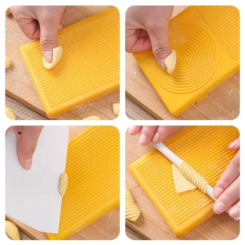 3Pcs DIY Pasta Making Tools Multifunctional Spaghetti Macaroni Maker Non-Toxic Kitchen Gadget for Home Chef Baking