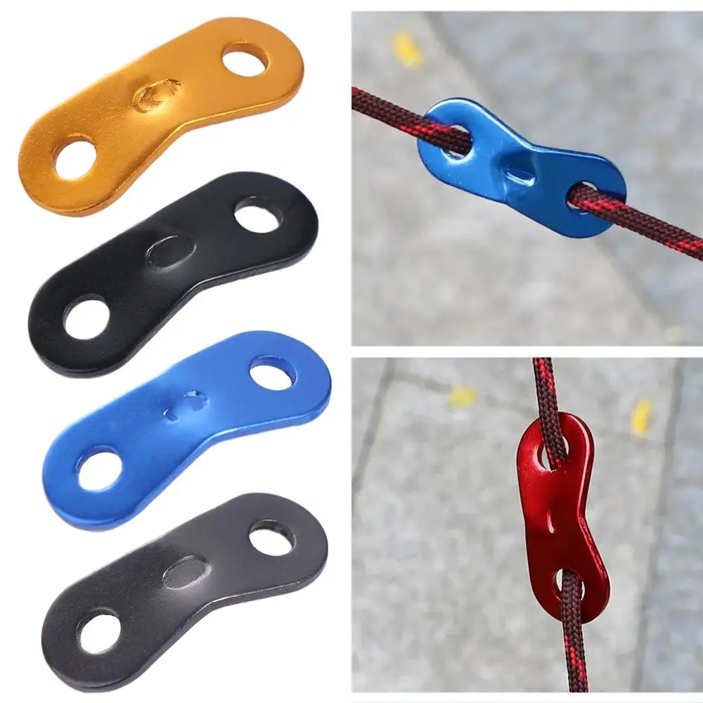 2 Hole Tensioners Adjustment Buckle Stopper Peanut Stopper Rope Tensioners Tent Rope Buckles Cord Lock Buckles