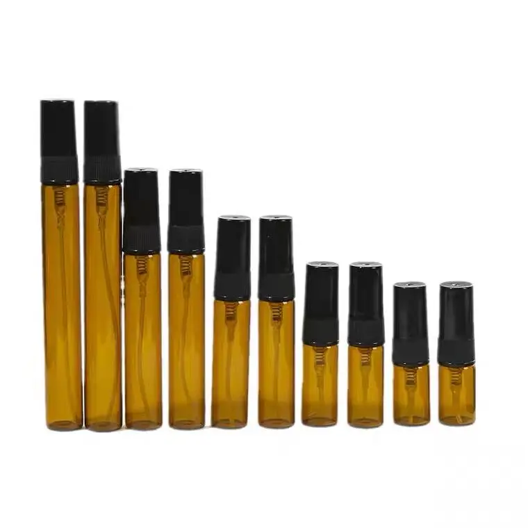 20/50/100PCS  2/3/5/10ml Sample Spray Bottle Portable Glass Perfume Bottle Atomizer Container Women Perfume Pump Travel Bottle