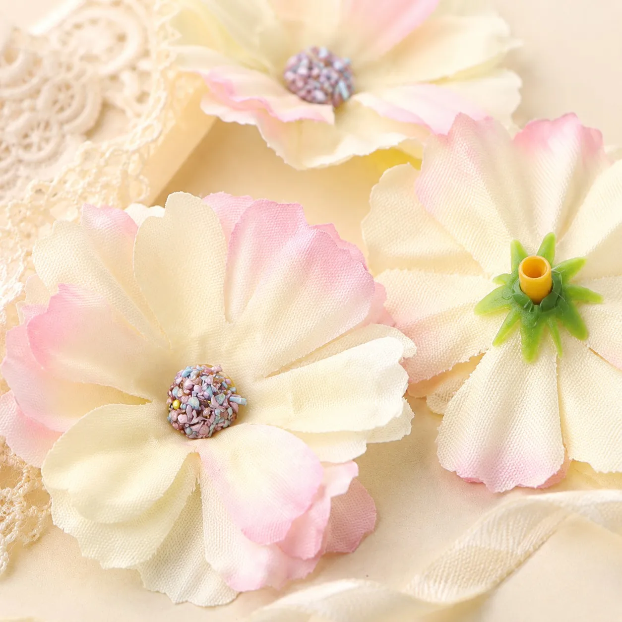 Simulated flower plant DIY material wedding wreath gift box decoration accessories
