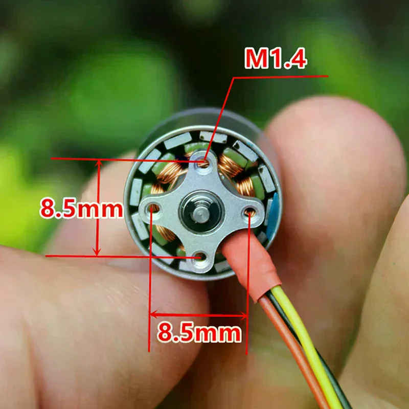 Micro 1104 HM Brushless Motor 1-2S 4300KV Mini RC Quadcopter Drone  for Diy Mini FPV Indoor Traversing Machine