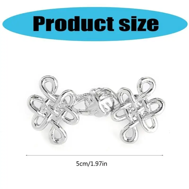 Chinese Knot Waist Adjuster Waist Tightener Pants Jeans Waist Cincher Pin 3/6PCS