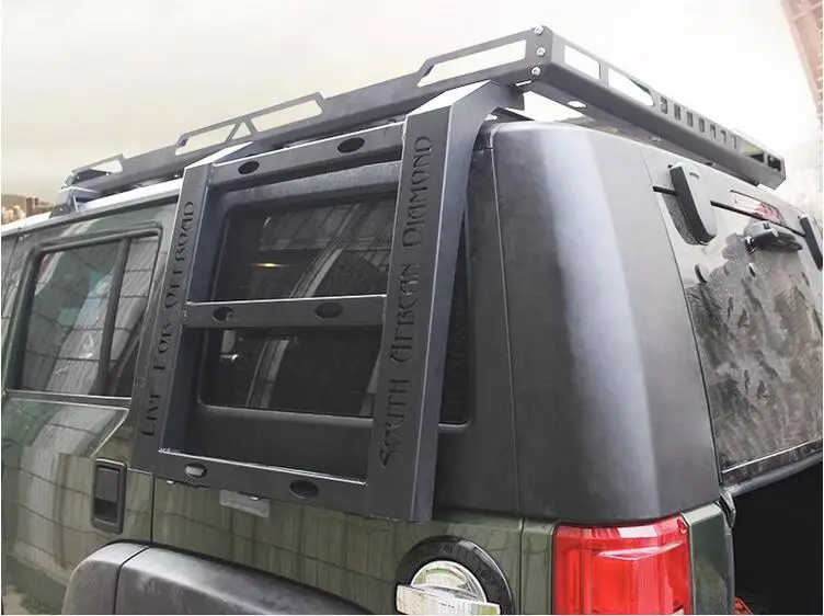 

Top Roof Rack Rail Luggage Boxes Bar Side Fold Ladder Door Ladder For BAIC BJ40 BJ40L C PLUS 4DOOR/2DOOR