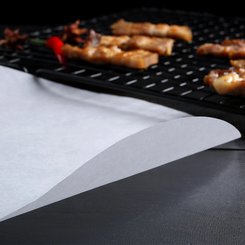 

500pcs Round Oiled Paper Bakeware Accessory Cookie Paper Baking Sheets Safe for High Temperature Baking Fit for 8 Inch Sheet Pan