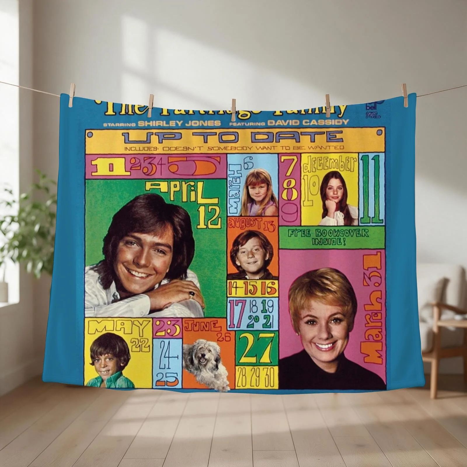 Partridge Family - Up to Date Throw Blanket Thermals For Travel Hairys Blankets Sofas Of Decoration Picnic Blankets